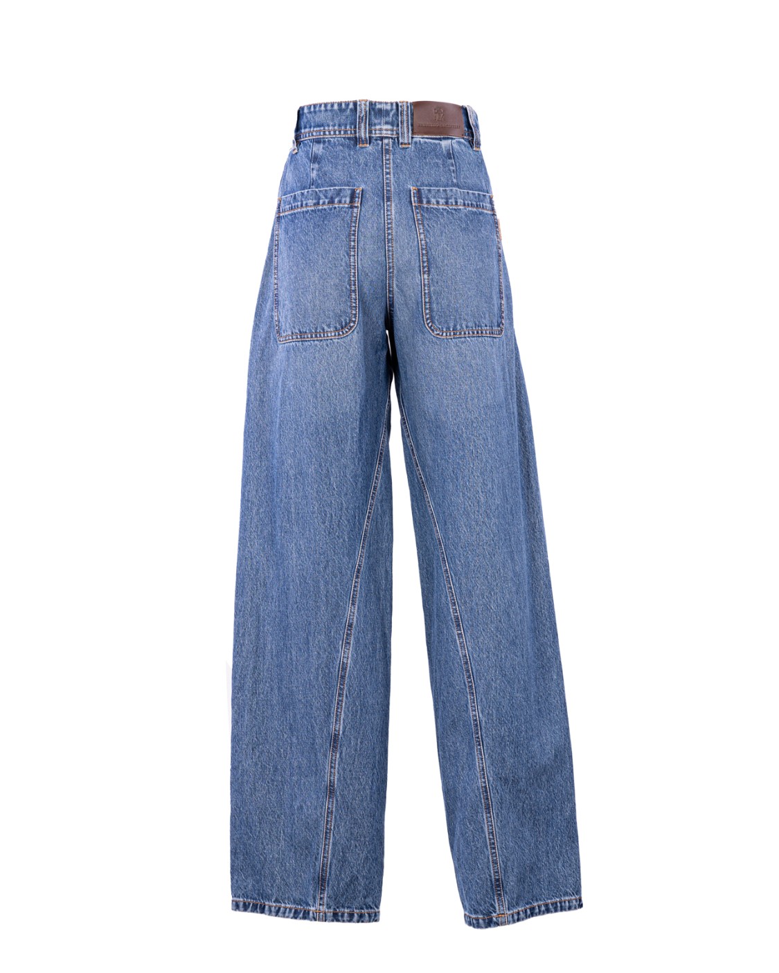 shop BRUNELLO CUCINELLI  Jeans: Brunello Cucinelli pantalone Baggy in denim.
Chiusura a zip con bottone.
Tasche frontali con taschino.
Tasche posteriori a toppa.
Decorazione in monile Nickel-free.
Composizione: 100% COTONE.
Fabbricato in Italia.. MH188P5811-C8997 number 241928